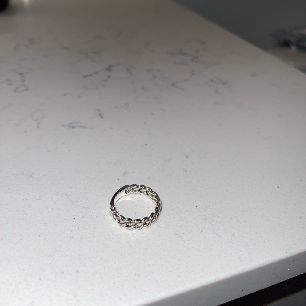 David Yurman Belmont Narrow curb link ring